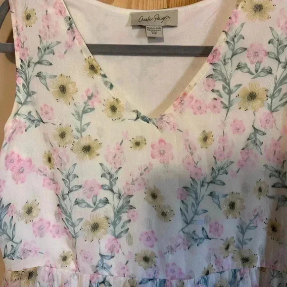 Charlie Paige Layered Floral Dress Size Small - Picture 2 of 7